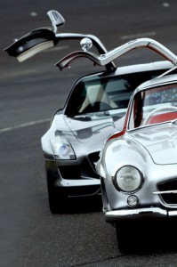 Mercedes-Benz Gullwings on Display