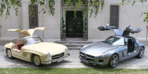 Mercedes-Benz 300SL and 300SLS AMG Gullwing.