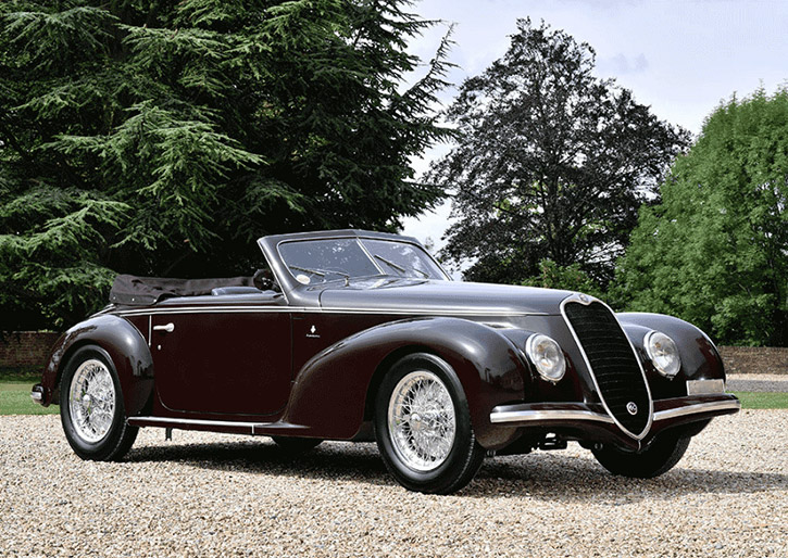 1939 Alfa Romeo 6C 2500 Sport Cabriolet by Touring