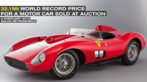 World Record Price for Car Sold at Auction